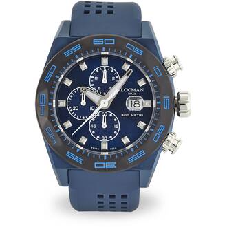 LOCMAN Stealth Chronograph 300MT 0217V4-BKBLNKS2B