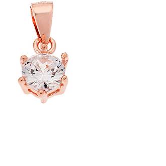 Μενταγιόν Senza Silver 925 Rose Gold Plated