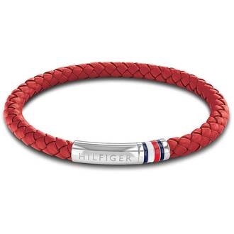 TOMMY HILFIGER Leather Stainless Steel Bracelet 2790404