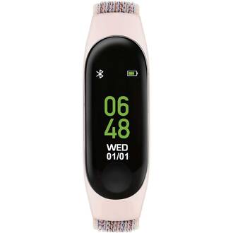 TIKKERS Series 1 Smartwatch Pink Canvas Strap TKS01-0016