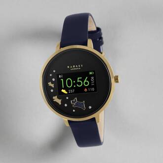 RADLEY LONDON Series 03 Smartwatch Dog Gold and Navy Leather RYS03-2004, image 2