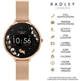 RADLEY LONDON Series 03 Smartwatch Dog Rose Gold RYS03-4002, image 2