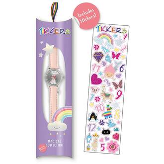 TIKKERS Girls Pink Strap Fairy Charm Set Με Αυτοκόλλητα TK0189, image 2