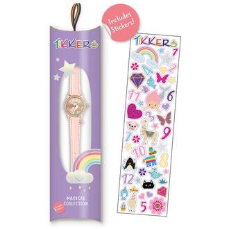 TIKKERS Girls Pink Strap Star Charm Stone Set Με Αυτοκόλλητα TK0201, image 2