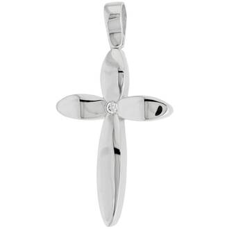 KALOUSTIAN White Gold Cross 14K 5DO.01.644BCR