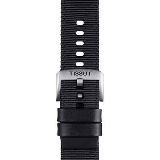 TISSOT Αυθεντικό Μαύρο Υφασμάτινο Λουράκι 22/22 T852046769