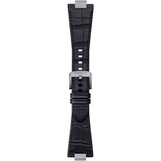 TISSOT Αυθεντικό Μαύρο Δερμάτινο Λουράκι Για PRX 12mm T852047562, image 3