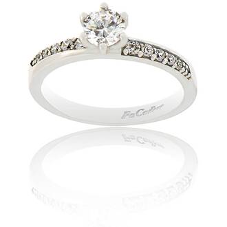 FACADORO White Gold Ring 14K ΔΚΤ-000553Λ