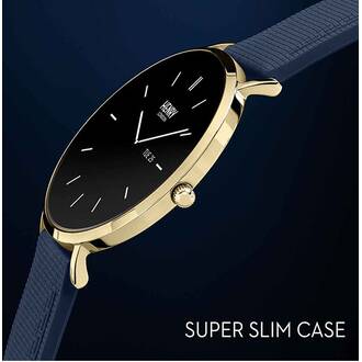 HENRY LONDON Smartwatch Gold & Navy Silicone HLS65-0012, image 4