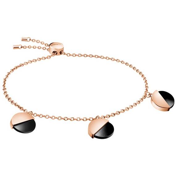 CALVIN KLEIN Spicy Rose Gold Stainless Steel Bracelet KJ8RBB140100