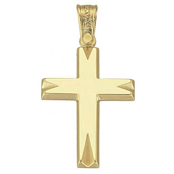 TRIANTOS Yellow Gold Cross 14K 1.7.1009Y