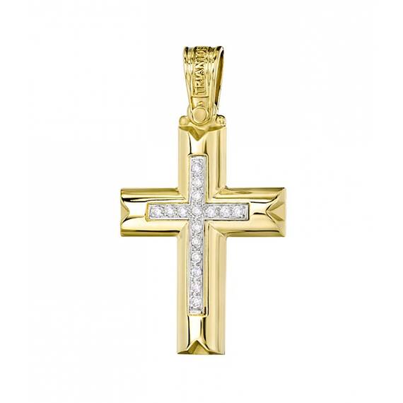 TRIANTOS Yellow Gold Cross 14K 1.7.1029Υ