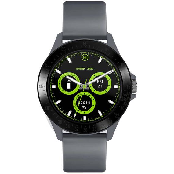 HARRY LIME Series 07 Smartwatch Step Tracker Grey Strap HA07-2010, image 3