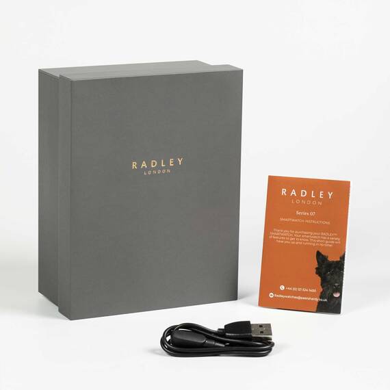 RADLEY LONDON Series 07 Smartwatch Rose Gold and Grey-Beige Silicone RYS07-2072-SET, image 9