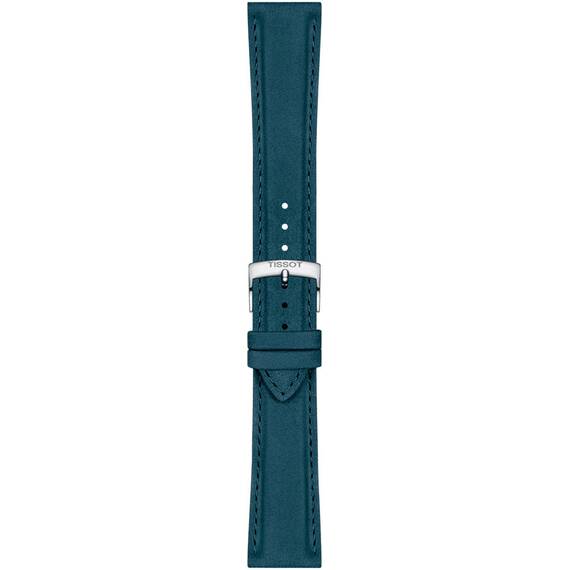 TISSOT Αυθεντικό Μπλε Δερμάτινο Λουράκι 21/18 T852048227, image 3