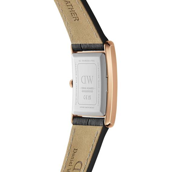 DANIEL WELLINGTON Bound Black Crocodile Rose Gold DW00100693, image 3