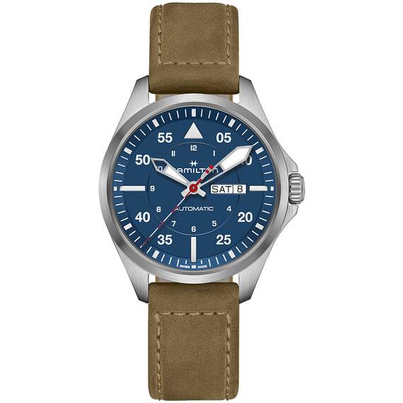 HAMILTON Khaki Aviation Pilot Day Date Automatic Air Glaciers Edition H64655941, image 2