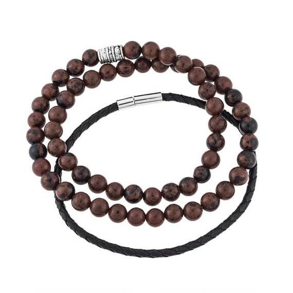 Βραχιόλια Senza Men&#039;s Steel Bracelet Set