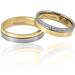 FACADORO Wedding Ring With Pattern Gold K14 WR-33WG