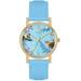 TIKKERS RSPB Light Blue Leather Strap TKRSPB04